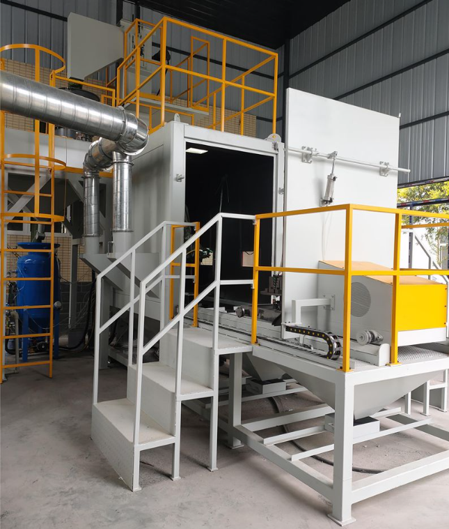 阿坝全自动喷砂机 实现无人化高效生产